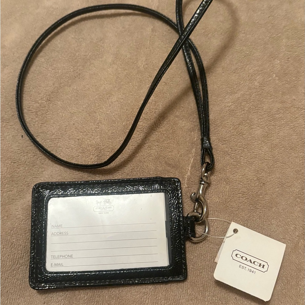 Coach Leopard Print ID Holder
